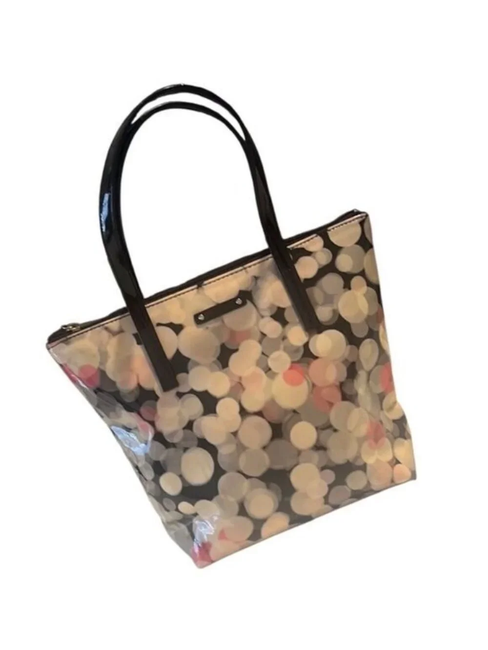 Kate Spade Jeralyn Bubbles PVC Patent Tote Bag Shoulder Bag